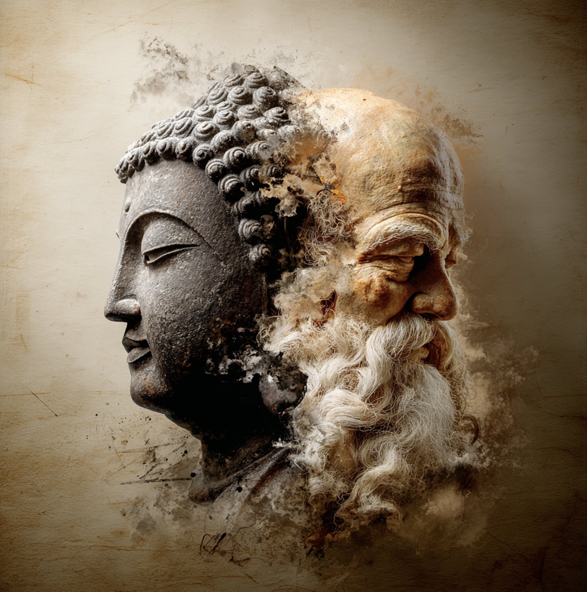 Buddha and Socrates in conversation