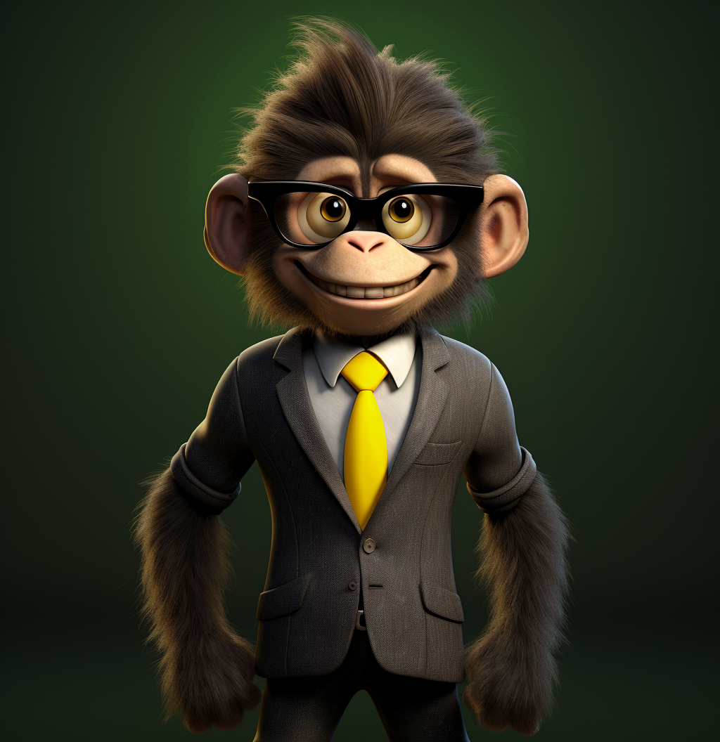 Wall Street Wildlife Monkey